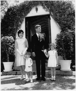 JFK with family